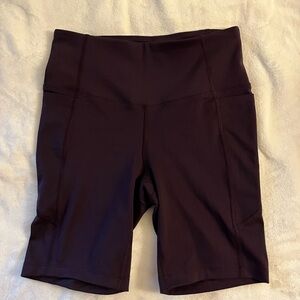 Athletic Works Dark Purple Bike Shorts
